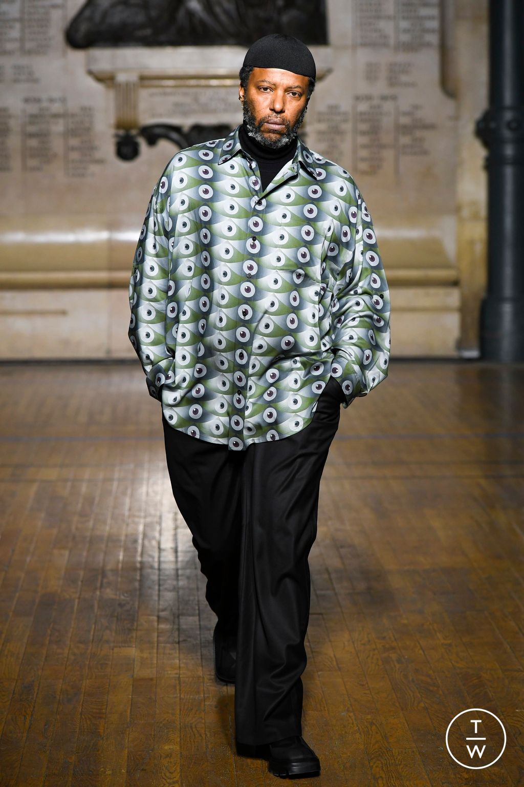 Fashion Week Paris Fall/Winter 2024 look 26 from the GmbH collection menswear