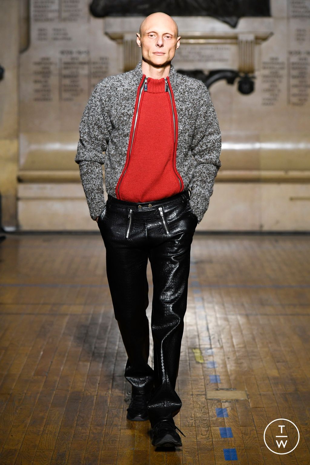 Fashion Week Paris Fall/Winter 2024 look 27 from the GmbH collection menswear