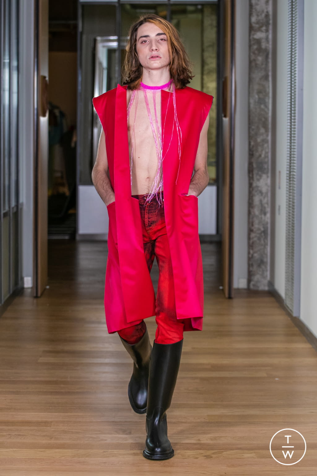 Fashion Week Paris Fall/Winter 2021 look 54 from the IFM PARIS collection womenswear