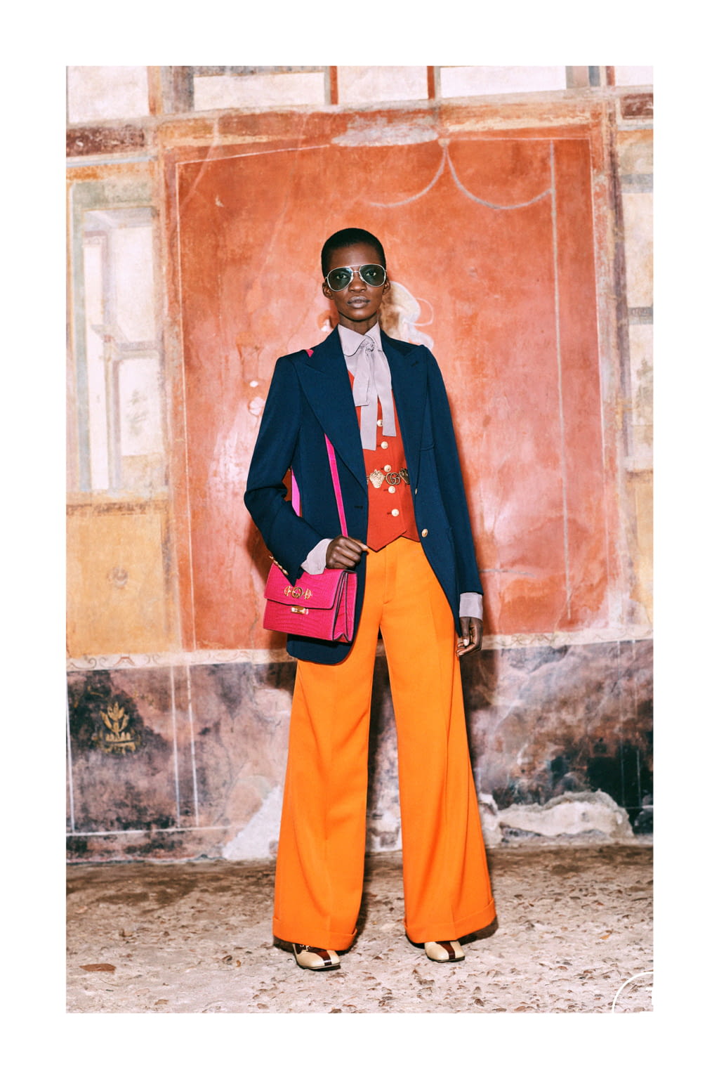 Fashion Week Milan Pre-Fall 2019 look 17 de la collection Gucci womenswear