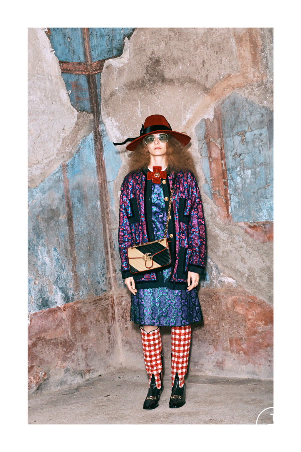 Fashion Week Milan Pre-Fall 2019 look 45 de la collection Gucci womenswear