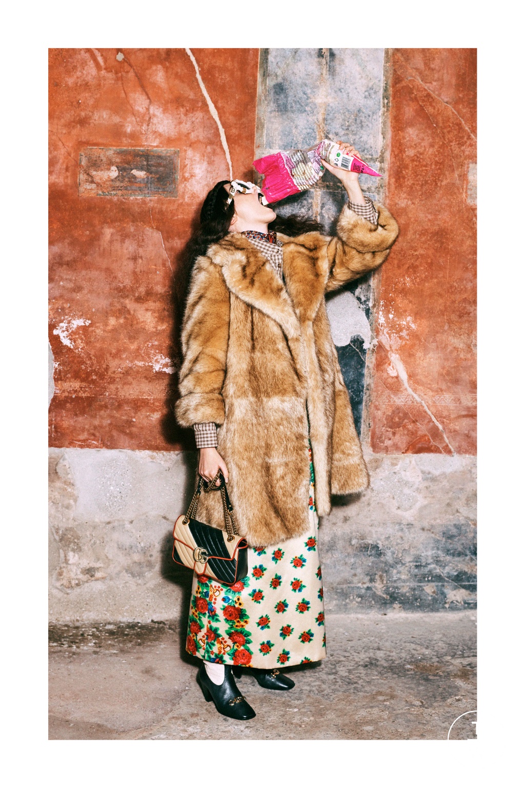Fashion Week Milan Pre-Fall 2019 look 55 from the Gucci collection womenswear