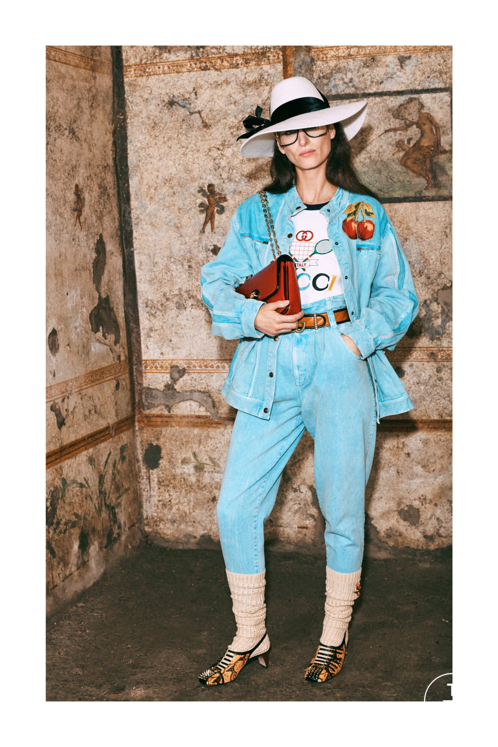 Fashion Week Milan Pre-Fall 2019 look 65 from the Gucci collection 女装
