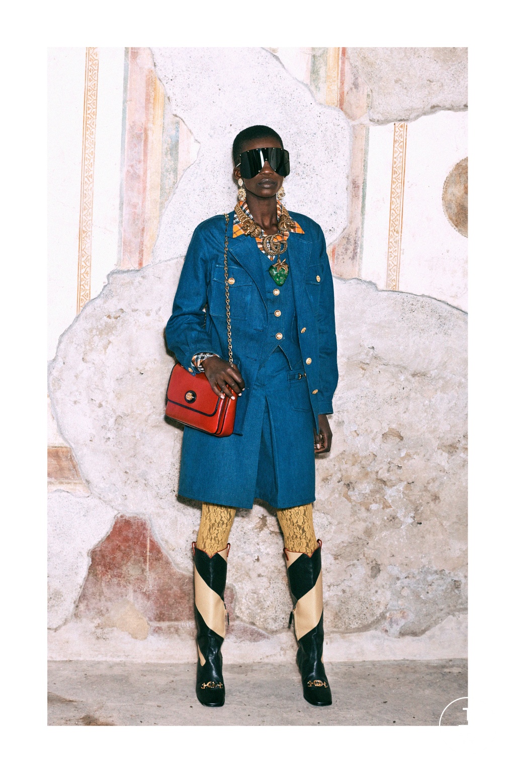 Fashion Week Milan Pre-Fall 2019 look 69 from the Gucci collection 女装