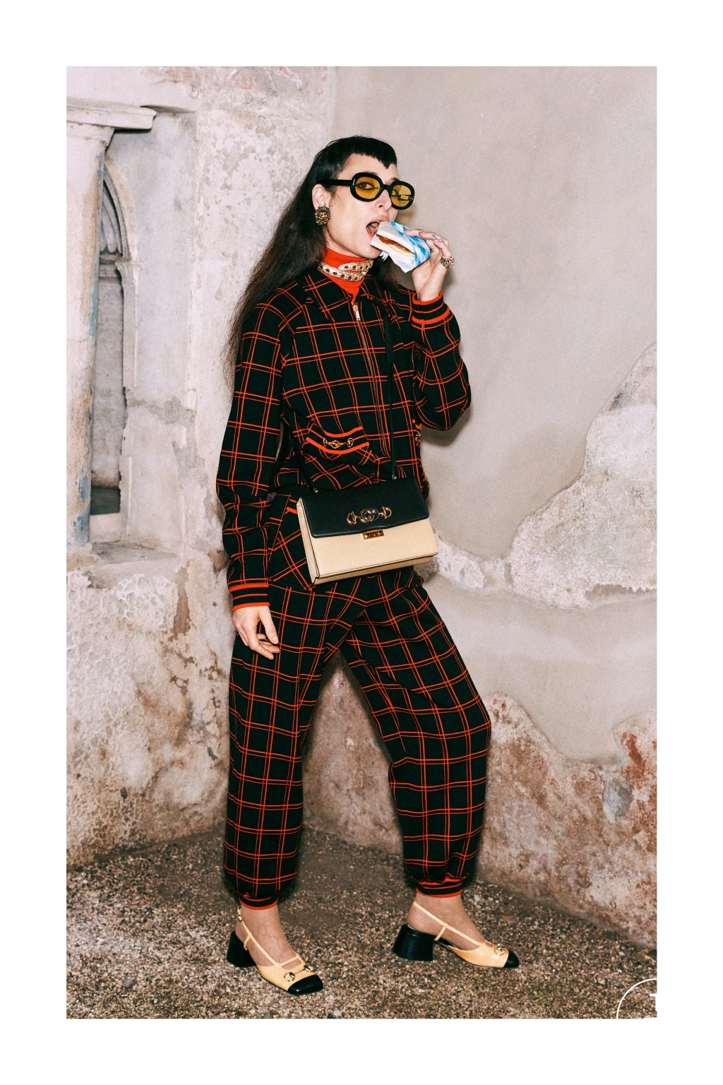Fashion Week Milan Pre-Fall 2019 look 7 de la collection Gucci womenswear