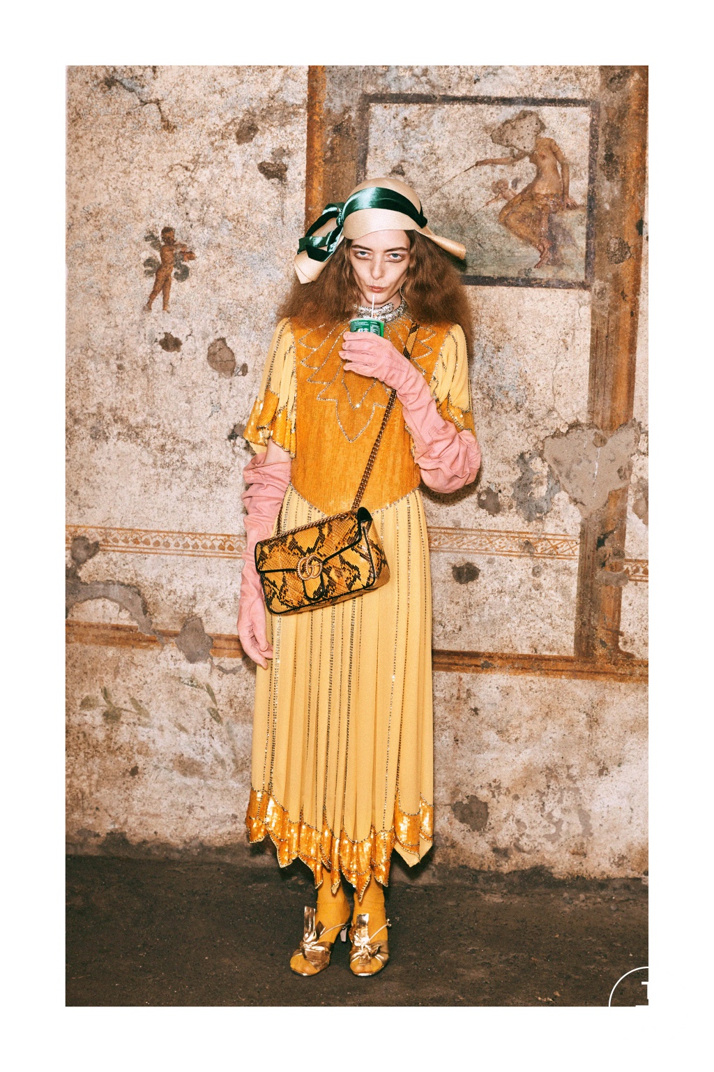 Fashion Week Milan Pre-Fall 2019 look 76 de la collection Gucci womenswear