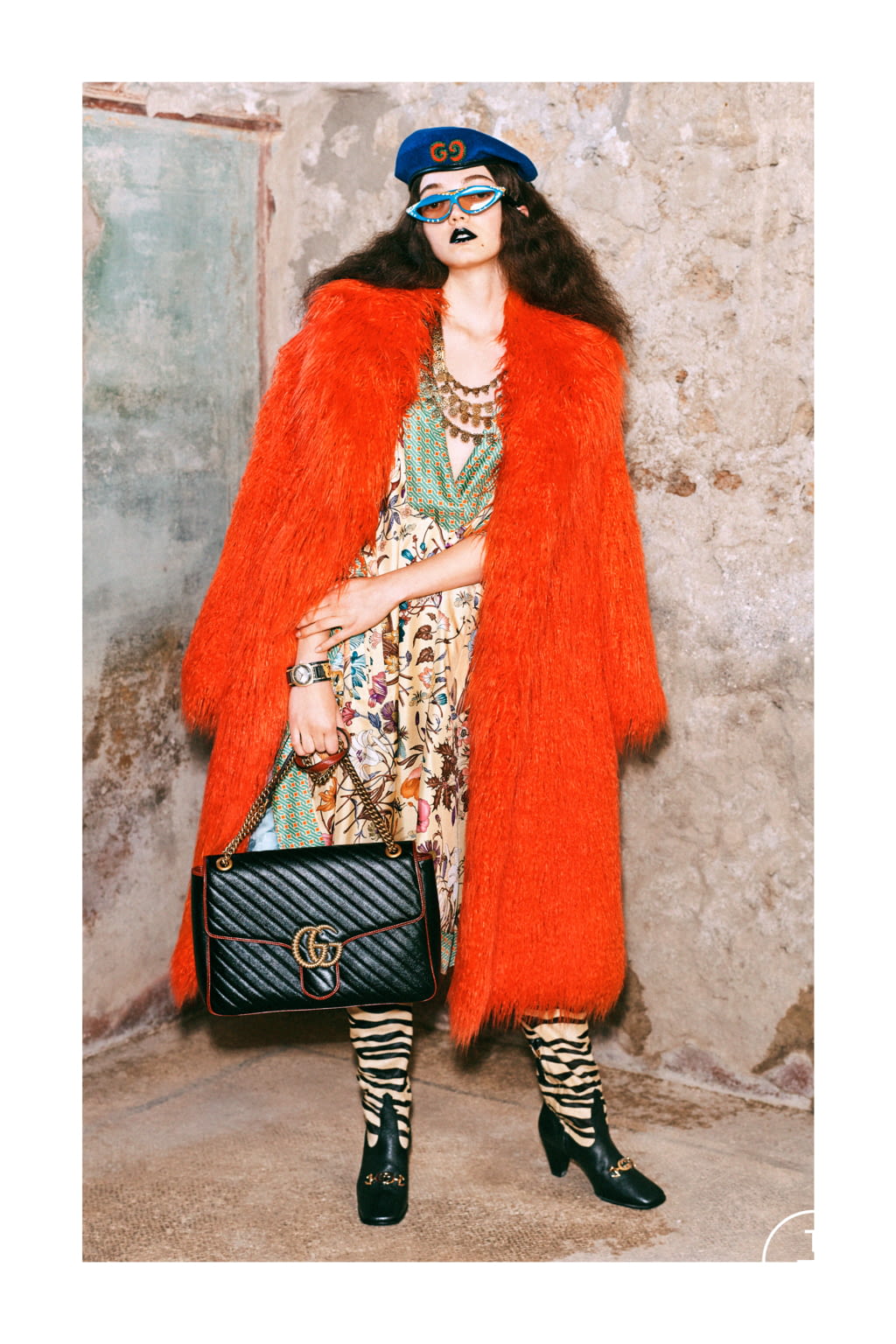 Fashion Week Milan Pre-Fall 2019 look 8 de la collection Gucci womenswear