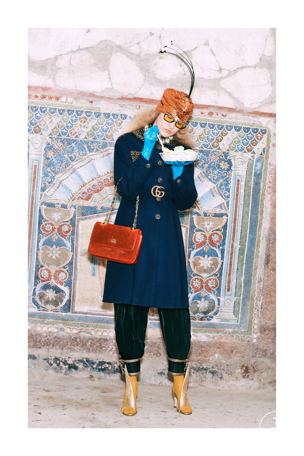 Fashion Week Milan Pre-Fall 2019 look 80 from the Gucci collection womenswear