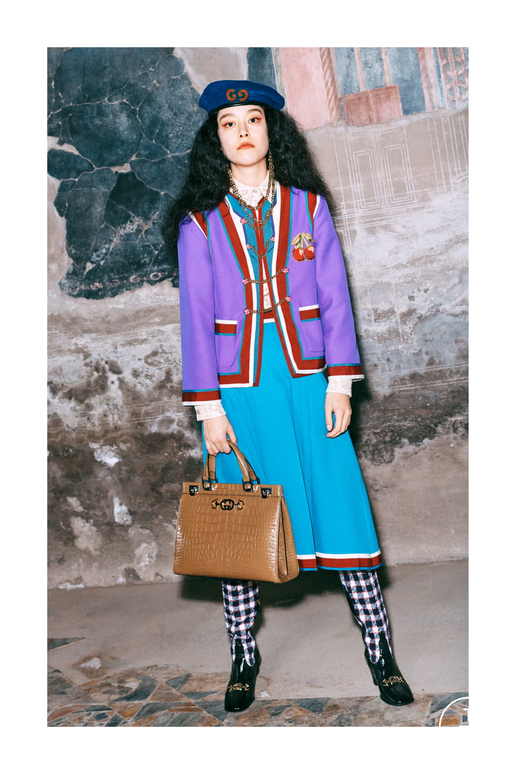 Fashion Week Milan Pre-Fall 2019 look 81 from the Gucci collection 女装