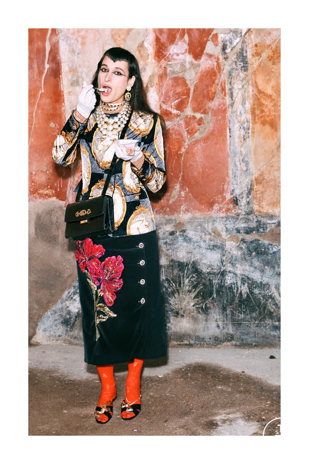 Fashion Week Milan Pre-Fall 2019 look 86 from the Gucci collection womenswear