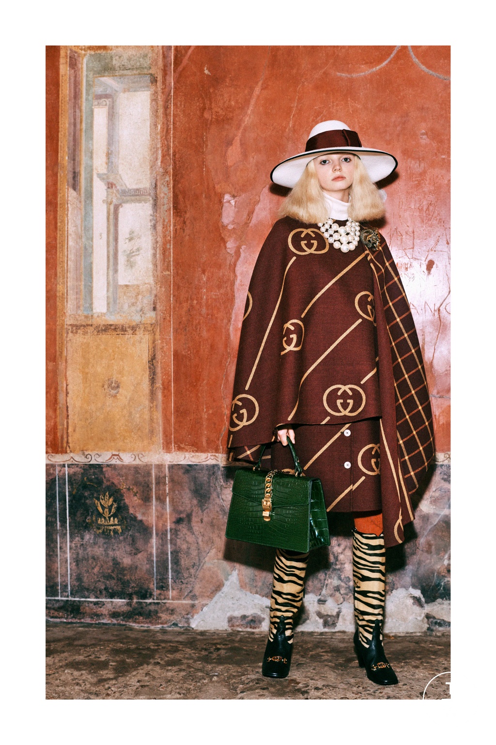 Fashion Week Milan Pre-Fall 2019 look 9 de la collection Gucci womenswear