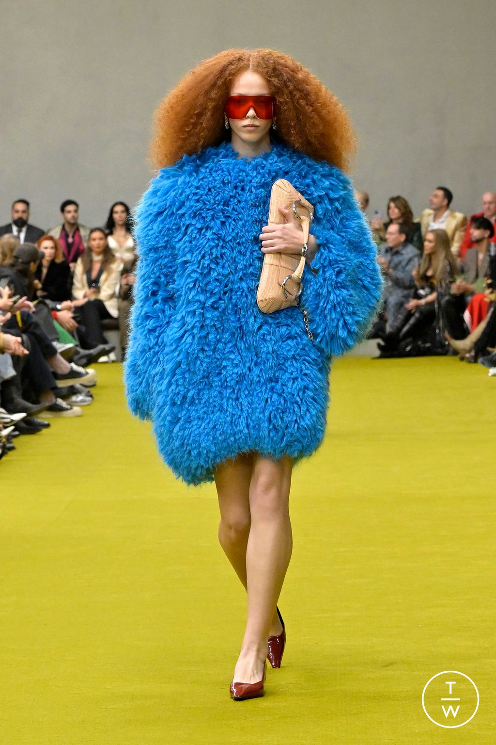 Fashion Week Milan Fall/Winter 2023 look 9 from the Gucci collection womenswear
