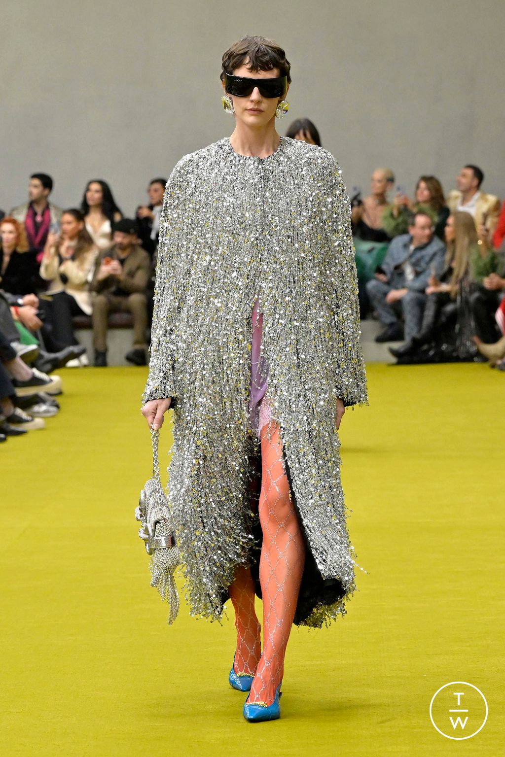 Fashion Week Milan Fall/Winter 2023 look 13 from the Gucci collection womenswear