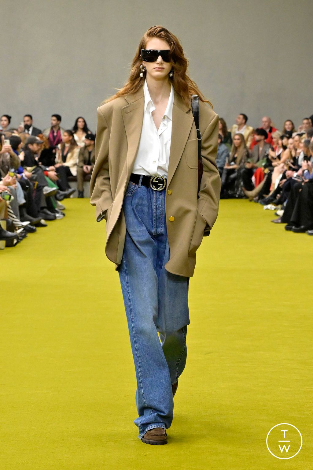 Fashion Week Milan Fall/Winter 2023 look 34 from the Gucci collection womenswear