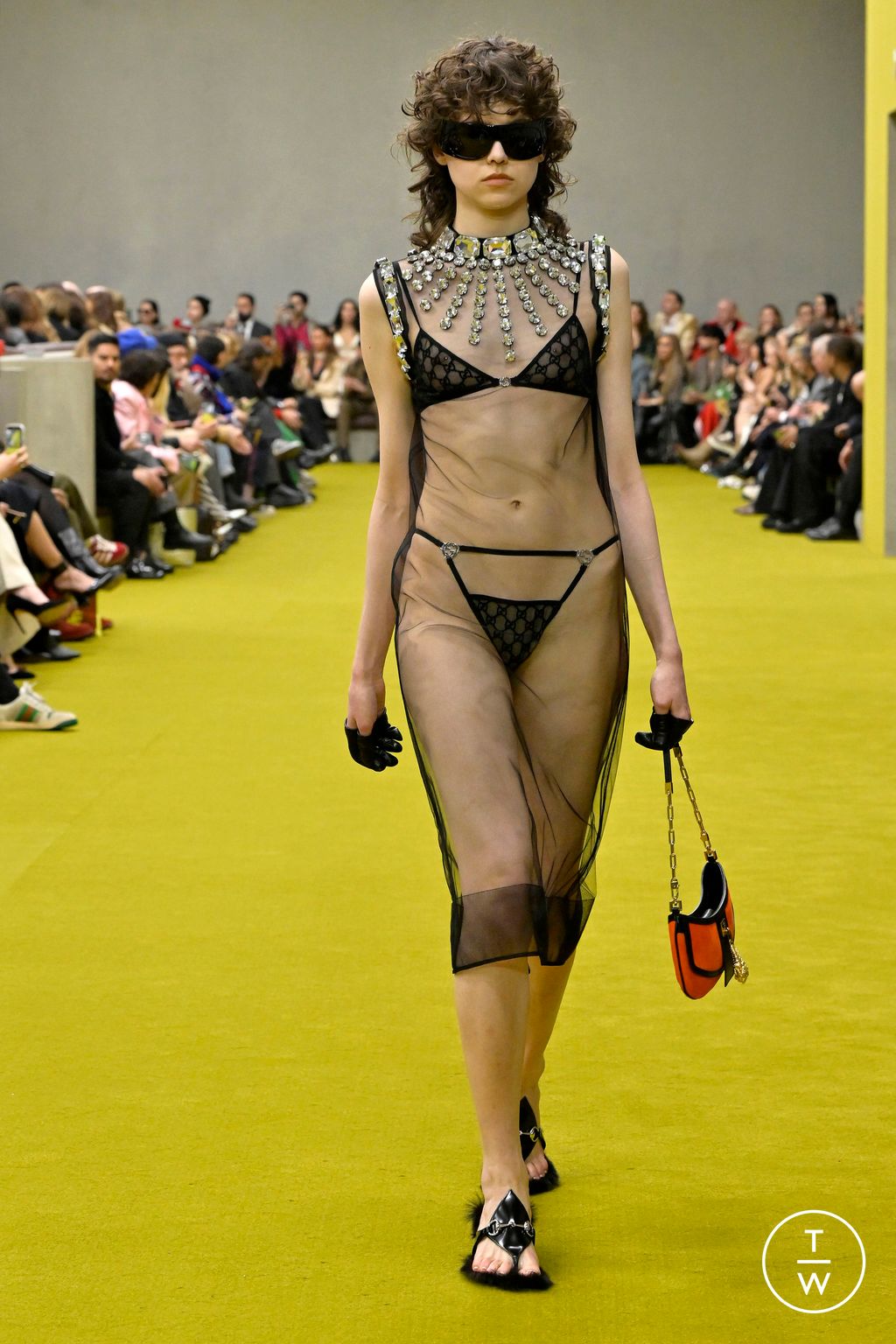 Fashion Week Milan Fall/Winter 2023 look 41 de la collection Gucci womenswear