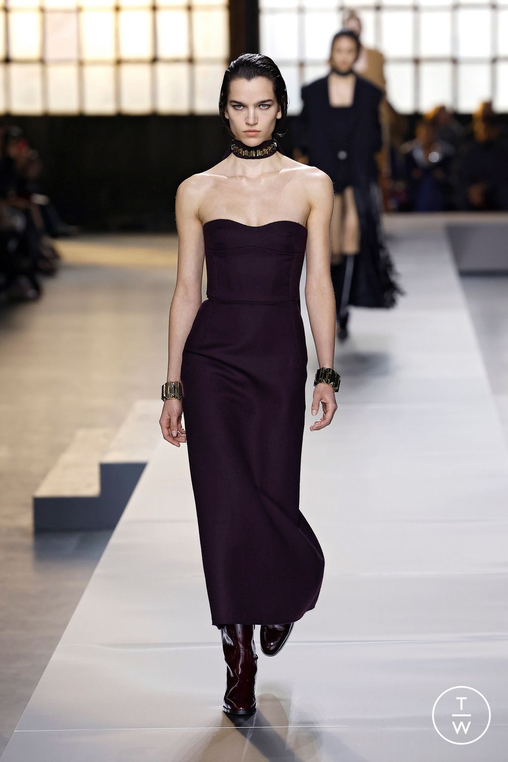 Fashion Week Milan Fall/Winter 2024 look 5 de la collection Gucci womenswear