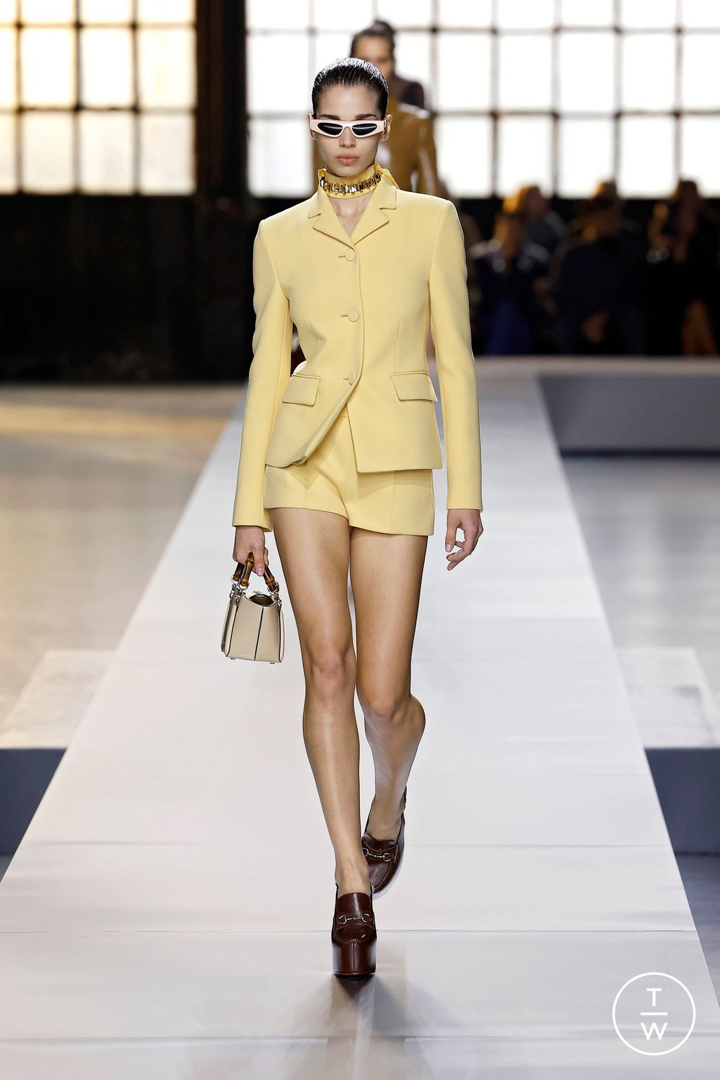Fashion Week Milan Fall/Winter 2024 look 19 de la collection Gucci womenswear
