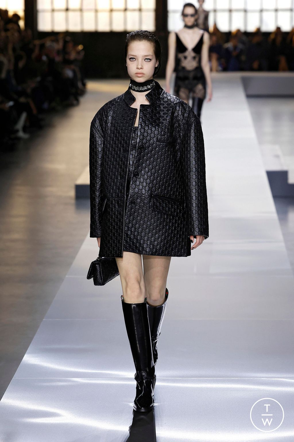 Fashion Week Milan Fall/Winter 2024 look 26 de la collection Gucci womenswear