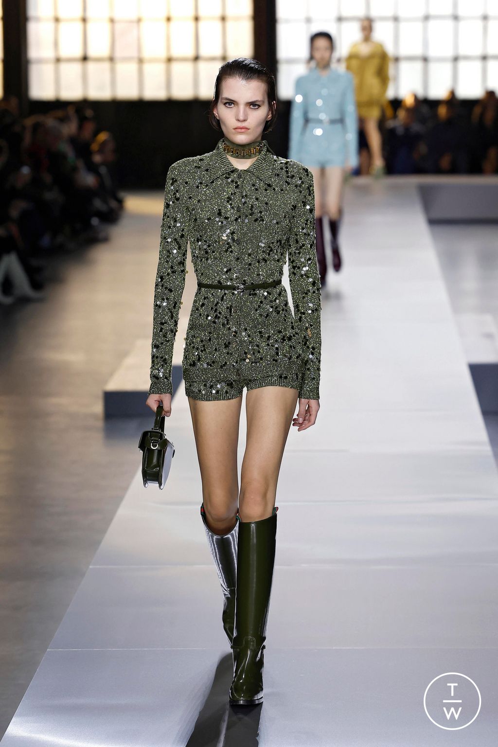 Fashion Week Milan Fall/Winter 2024 look 36 from the Gucci collection womenswear