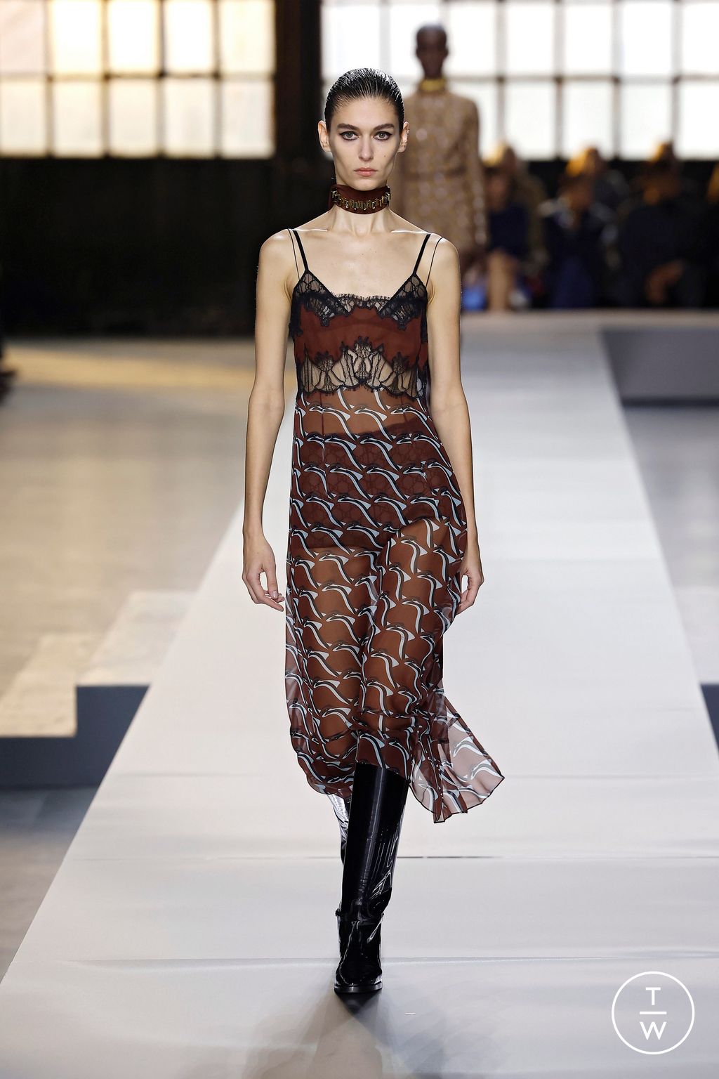 Fashion Week Milan Fall/Winter 2024 look 45 de la collection Gucci womenswear