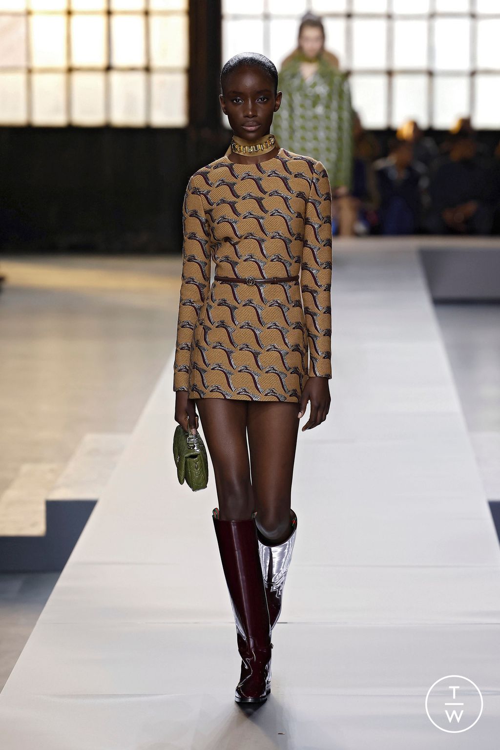Fashion Week Milan Fall/Winter 2024 look 46 from the Gucci collection 女装