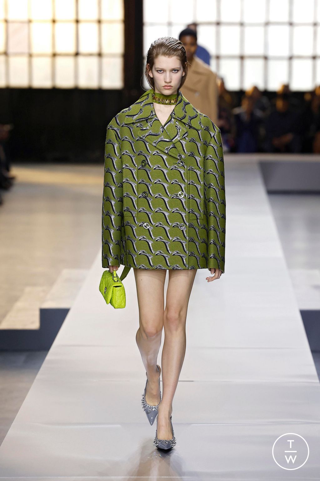Fashion Week Milan Fall/Winter 2024 look 47 from the Gucci collection womenswear