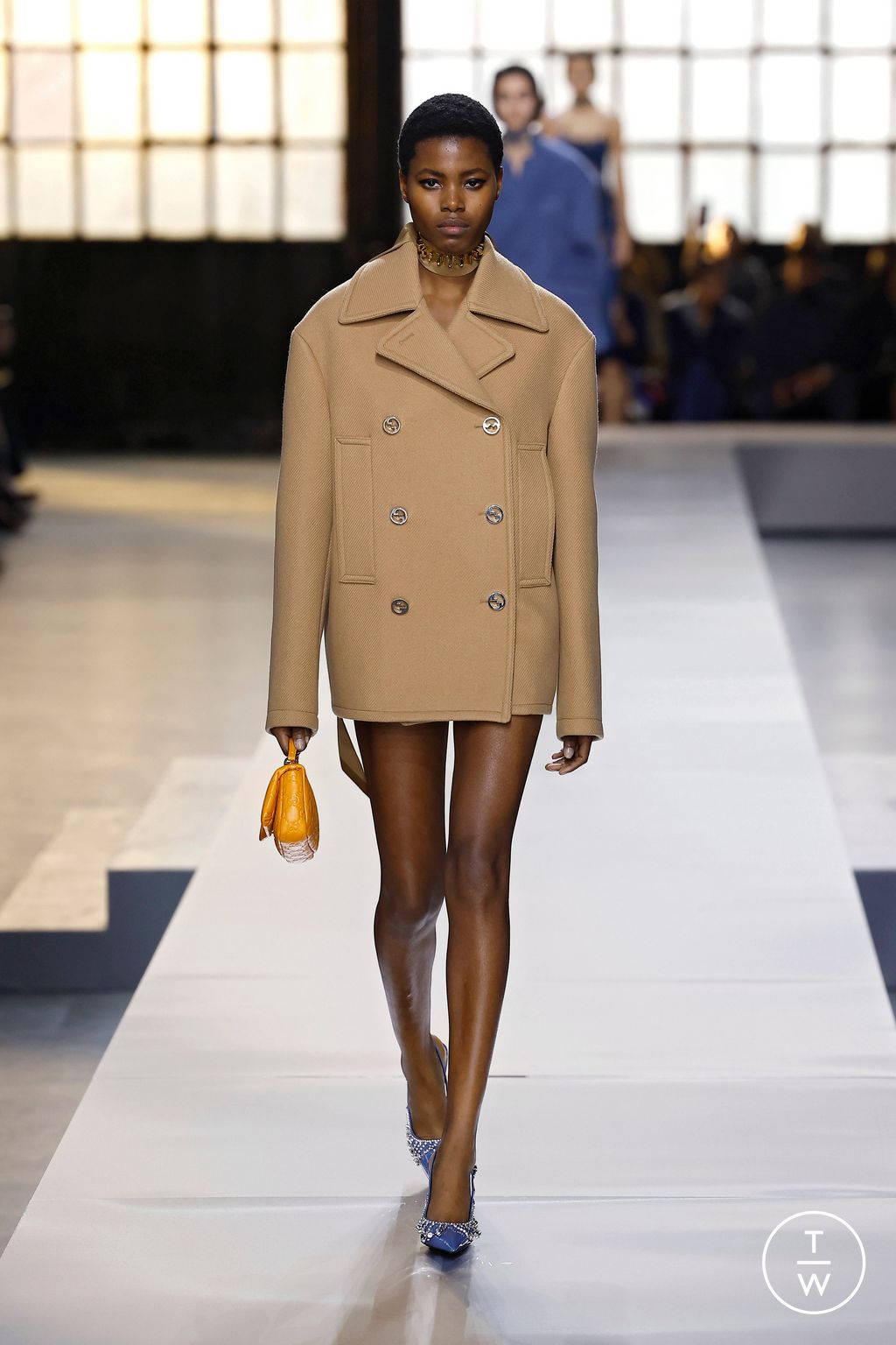Fashion Week Milan Fall/Winter 2024 look 48 de la collection Gucci womenswear
