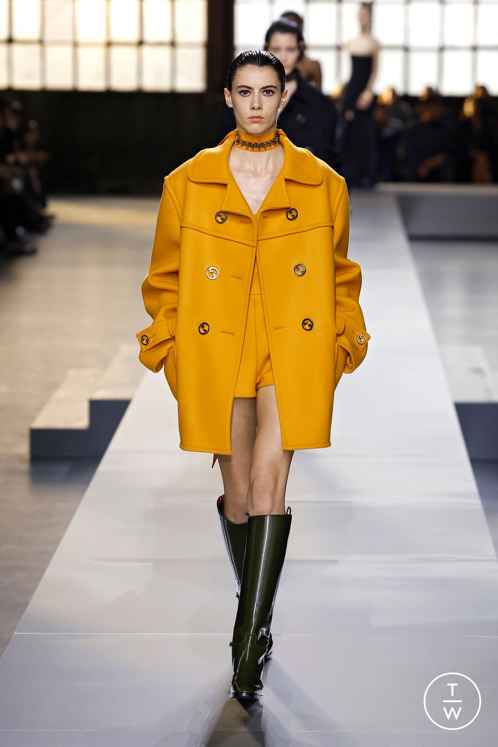 Fashion Week Milan Fall/Winter 2024 look 52 from the Gucci collection womenswear