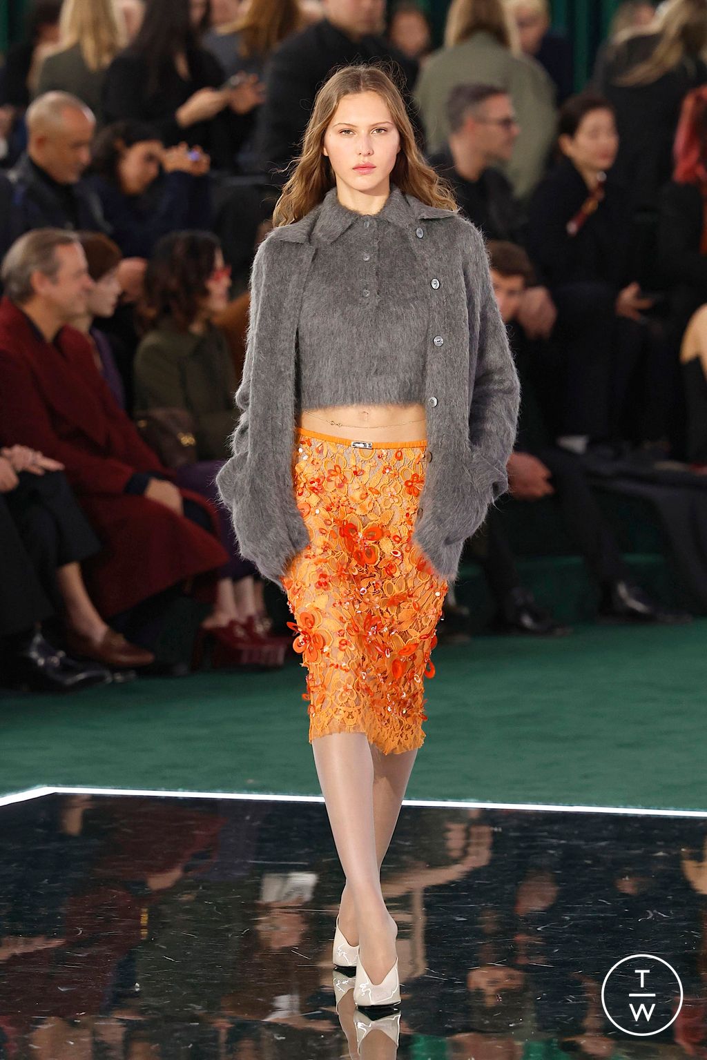 Fashion Week Milan Fall/Winter 2025 look 22 from the Gucci collection womenswear