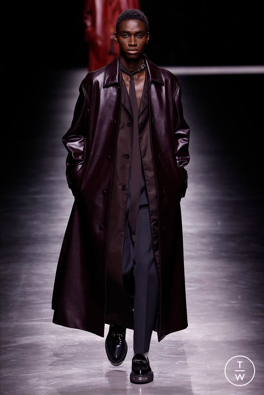 Fashion Week Milan Fall/Winter 2024 look 9 de la collection Gucci menswear