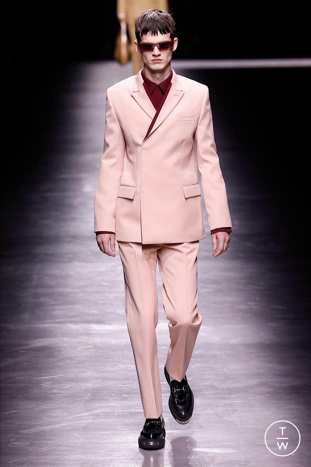 Fashion Week Milan Fall/Winter 2024 look 19 de la collection Gucci menswear