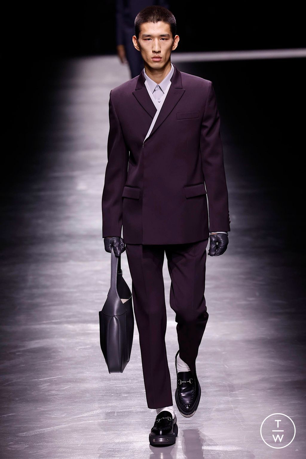 Fashion Week Milan Fall/Winter 2024 look 26 de la collection Gucci menswear