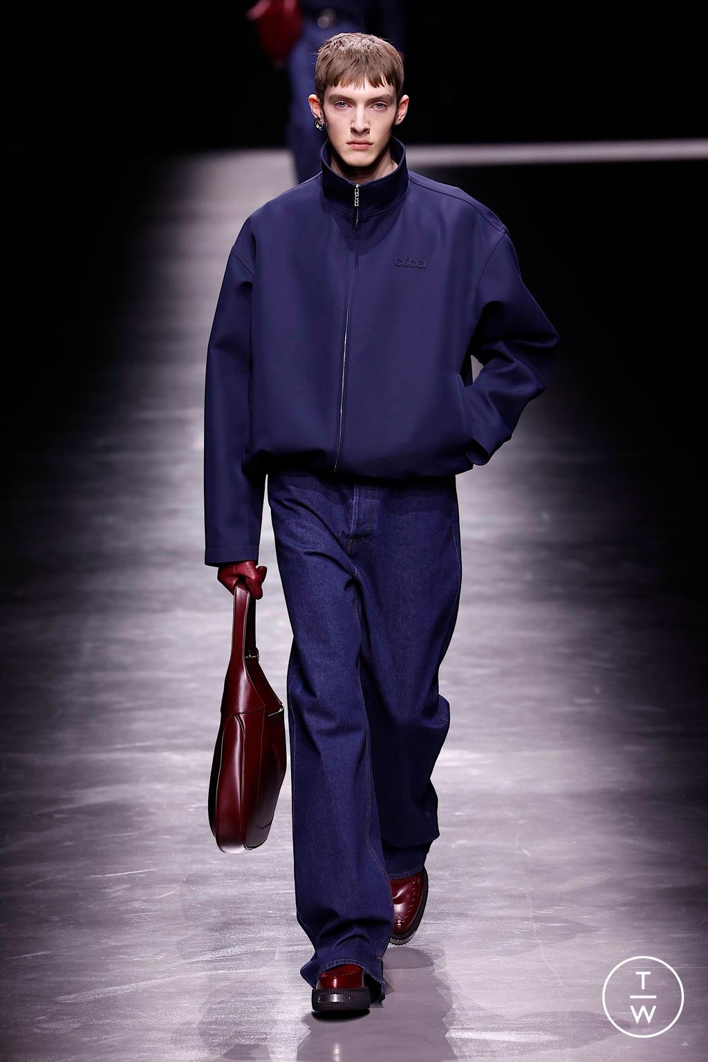 Fashion Week Milan Fall/Winter 2024 look 34 de la collection Gucci menswear