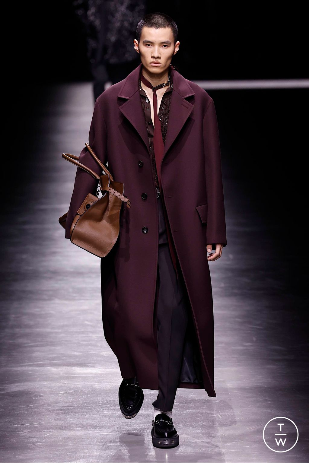 Fashion Week Milan Fall/Winter 2024 look 42 from the Gucci collection 男装