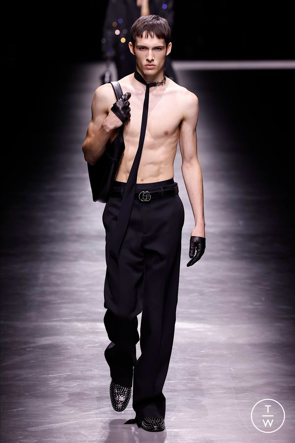 Fashion Week Milan Fall/Winter 2024 look 52 de la collection Gucci menswear