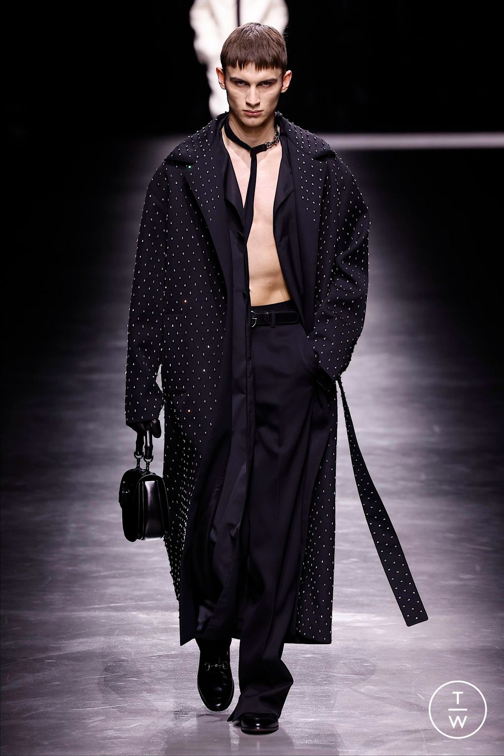 Fashion Week Milan Fall/Winter 2024 look 53 de la collection Gucci menswear