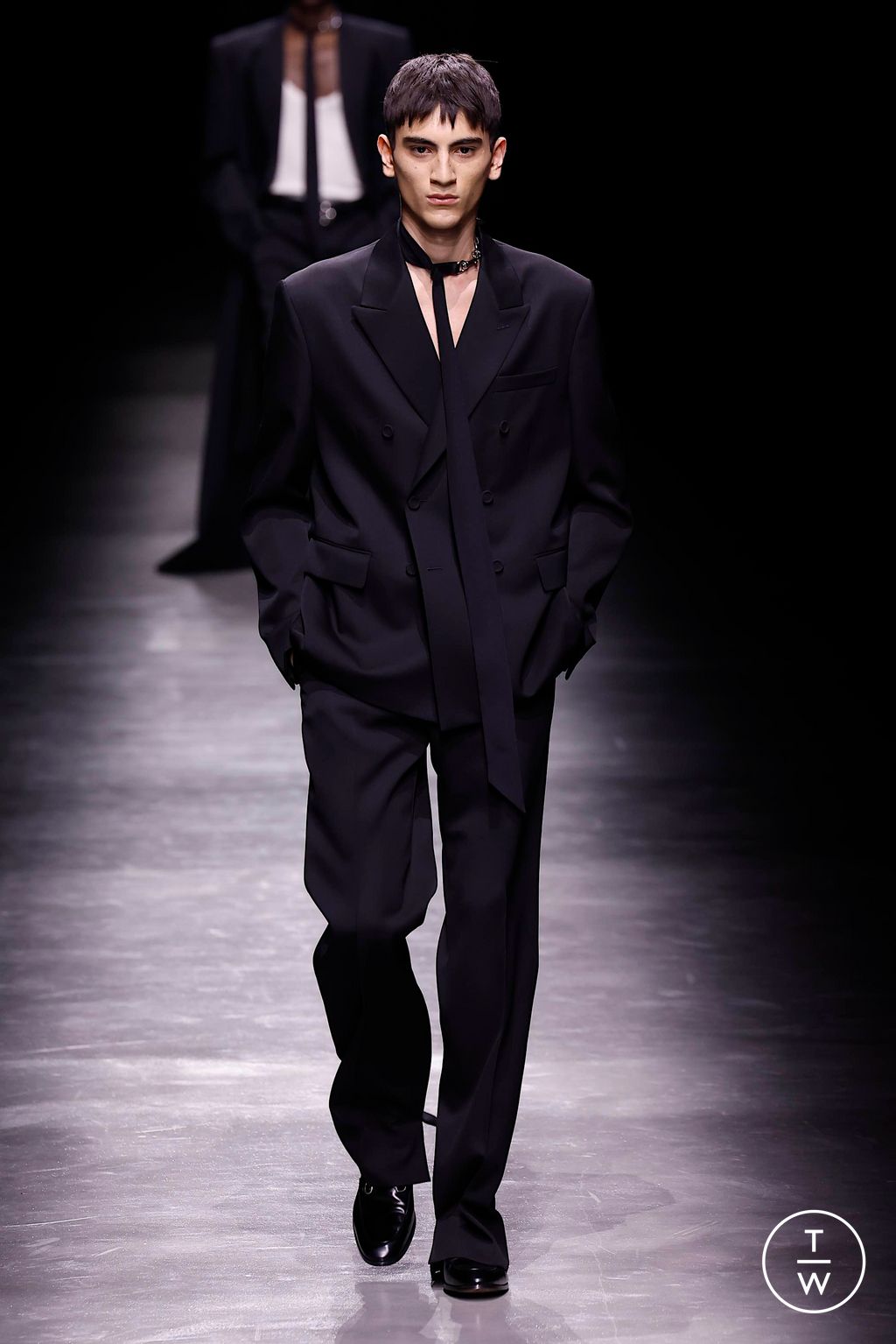Fashion Week Milan Fall/Winter 2024 look 55 from the Gucci collection 男装