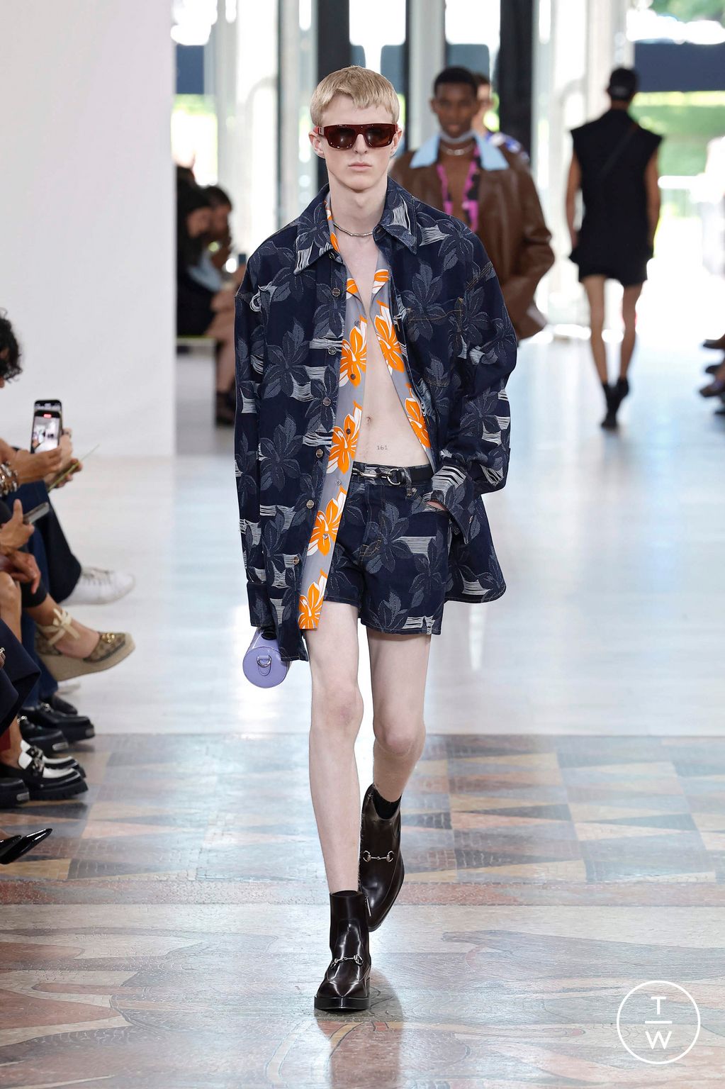 Fashion Week Milan Spring-Summer 2025 look 11 from the Gucci collection menswear