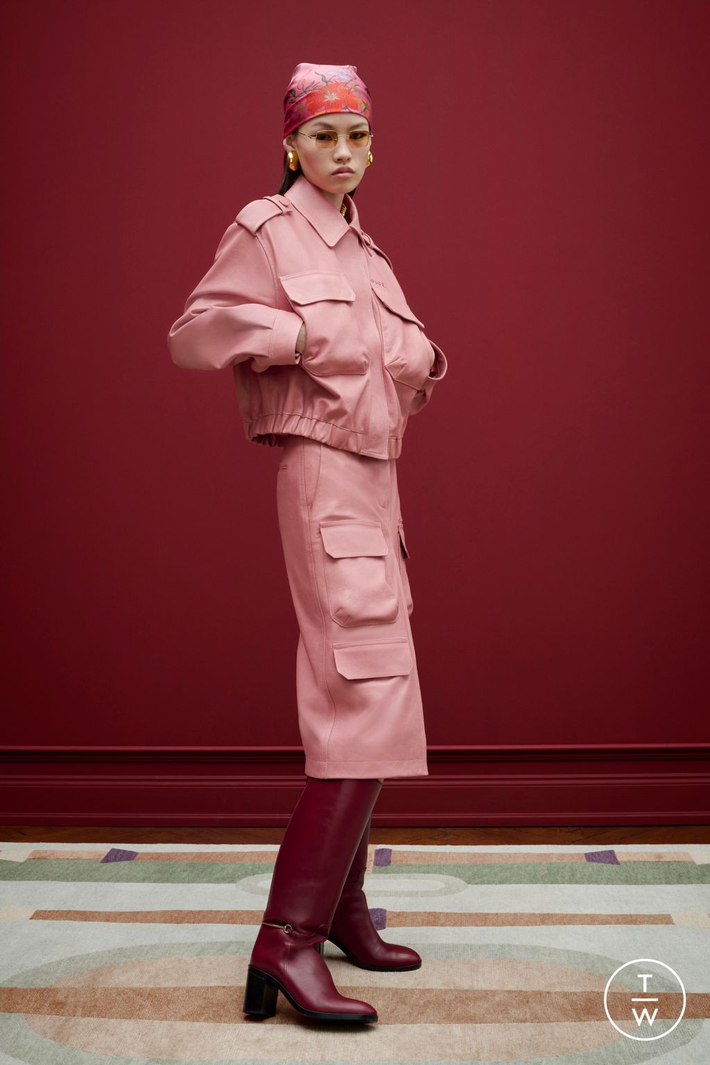 Fashion Week Milan Pre-Fall 2025 look 26 de la collection Gucci womenswear