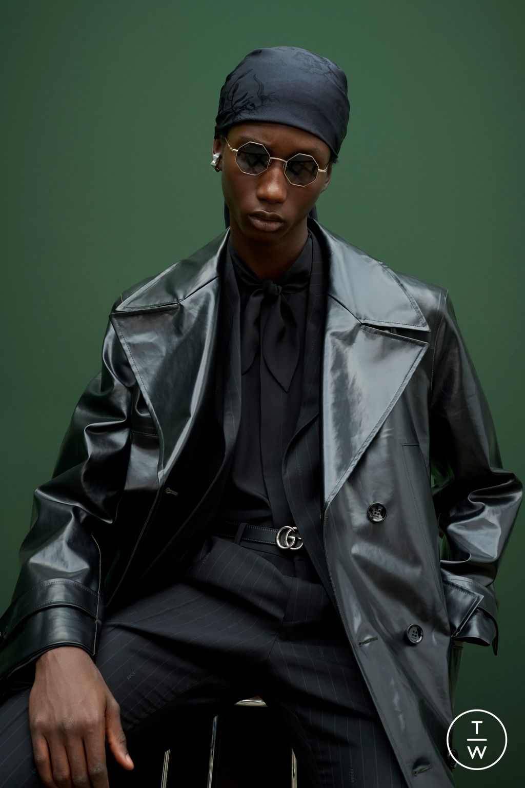 Fashion Week Milan Pre-Fall 2025 look 44 from the Gucci collection womenswear