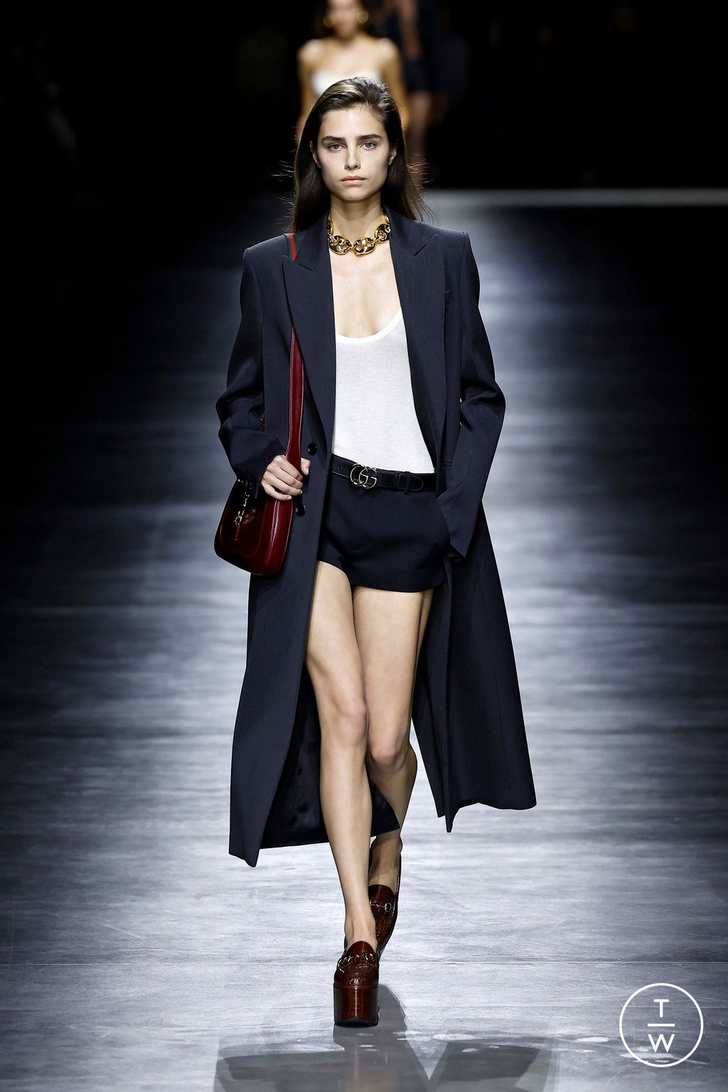 Fashion Week Milan Spring/Summer 2024 look 1 de la collection Gucci womenswear