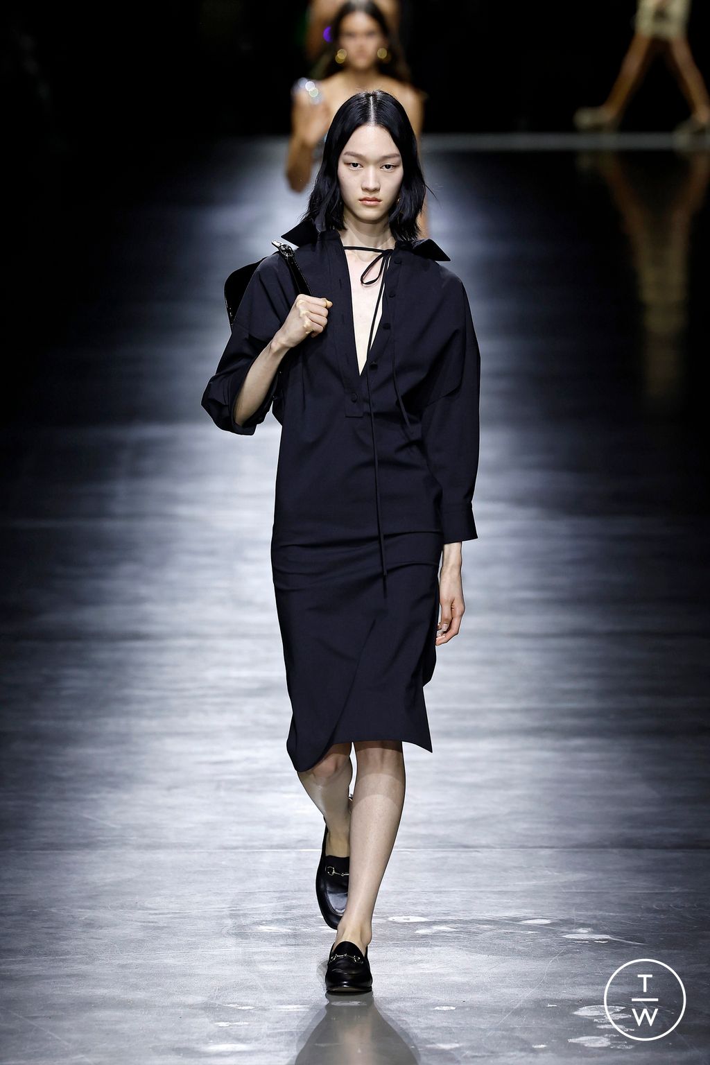 Fashion Week Milan Spring/Summer 2024 look 8 de la collection Gucci womenswear