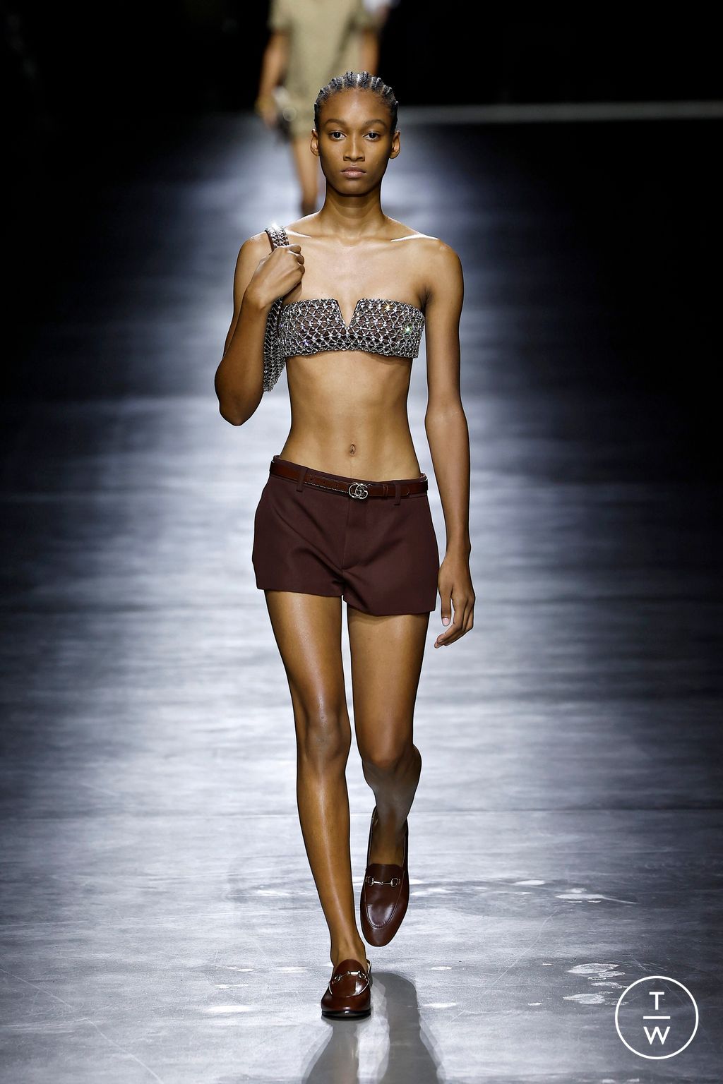 Fashion Week Milan Spring/Summer 2024 look 10 de la collection Gucci womenswear