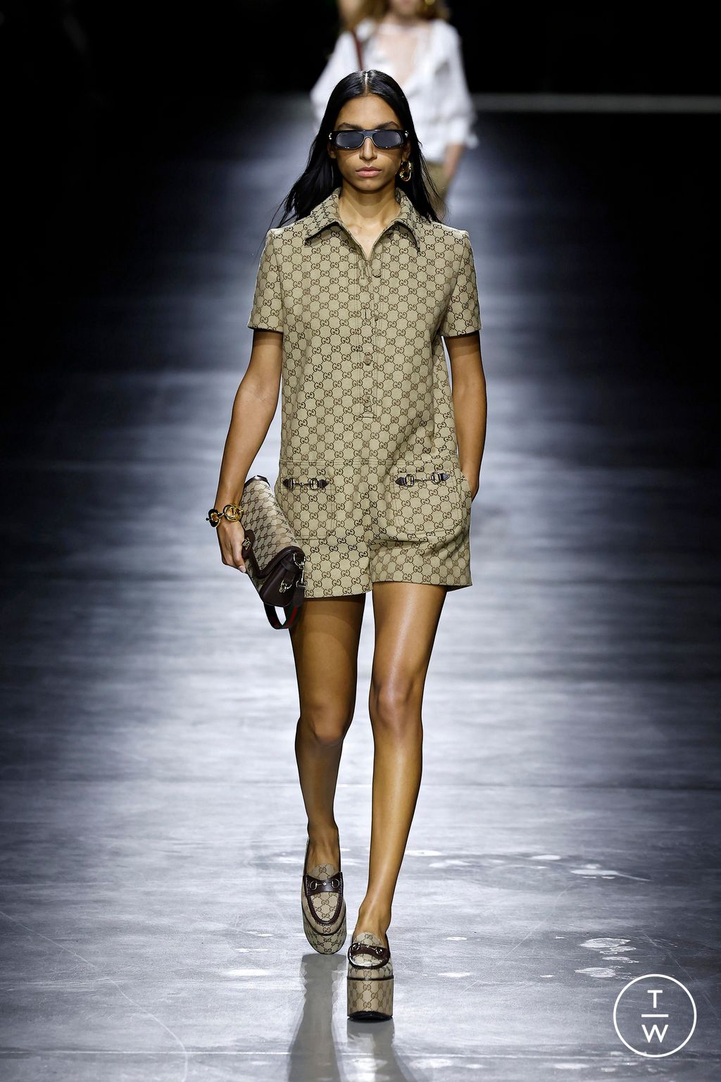 Fashion Week Milan Spring/Summer 2024 look 11 from the Gucci collection womenswear