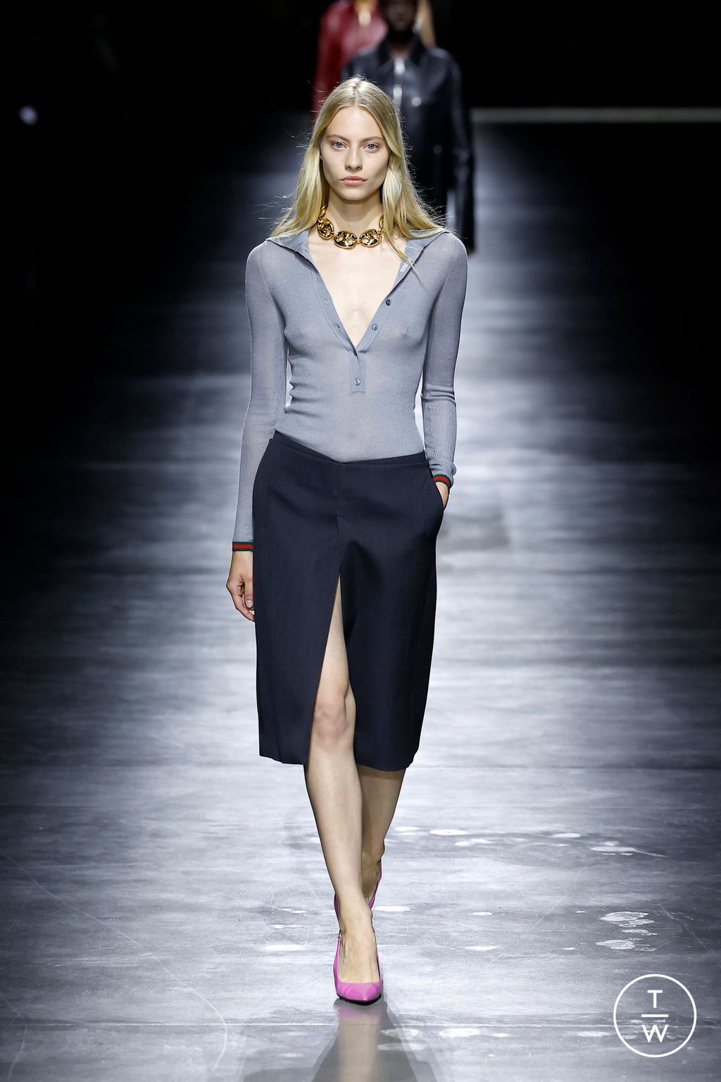 Fashion Week Milan Spring/Summer 2024 look 16 de la collection Gucci womenswear