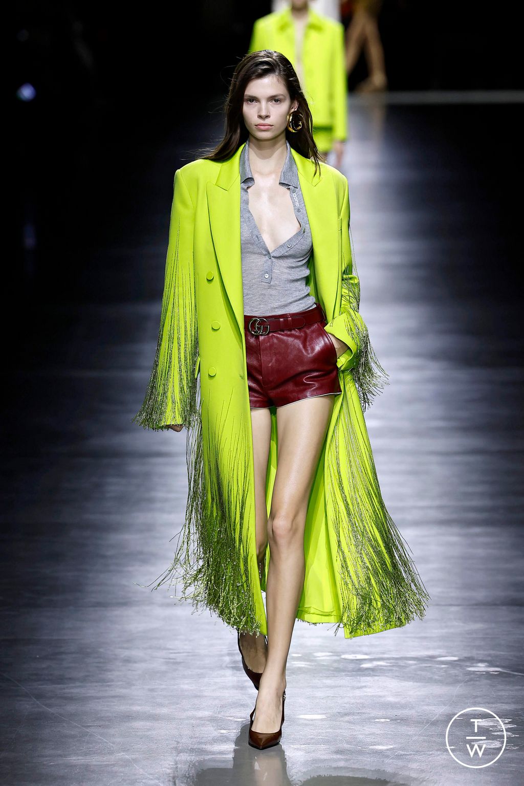Fashion Week Milan Spring/Summer 2024 look 21 de la collection Gucci womenswear