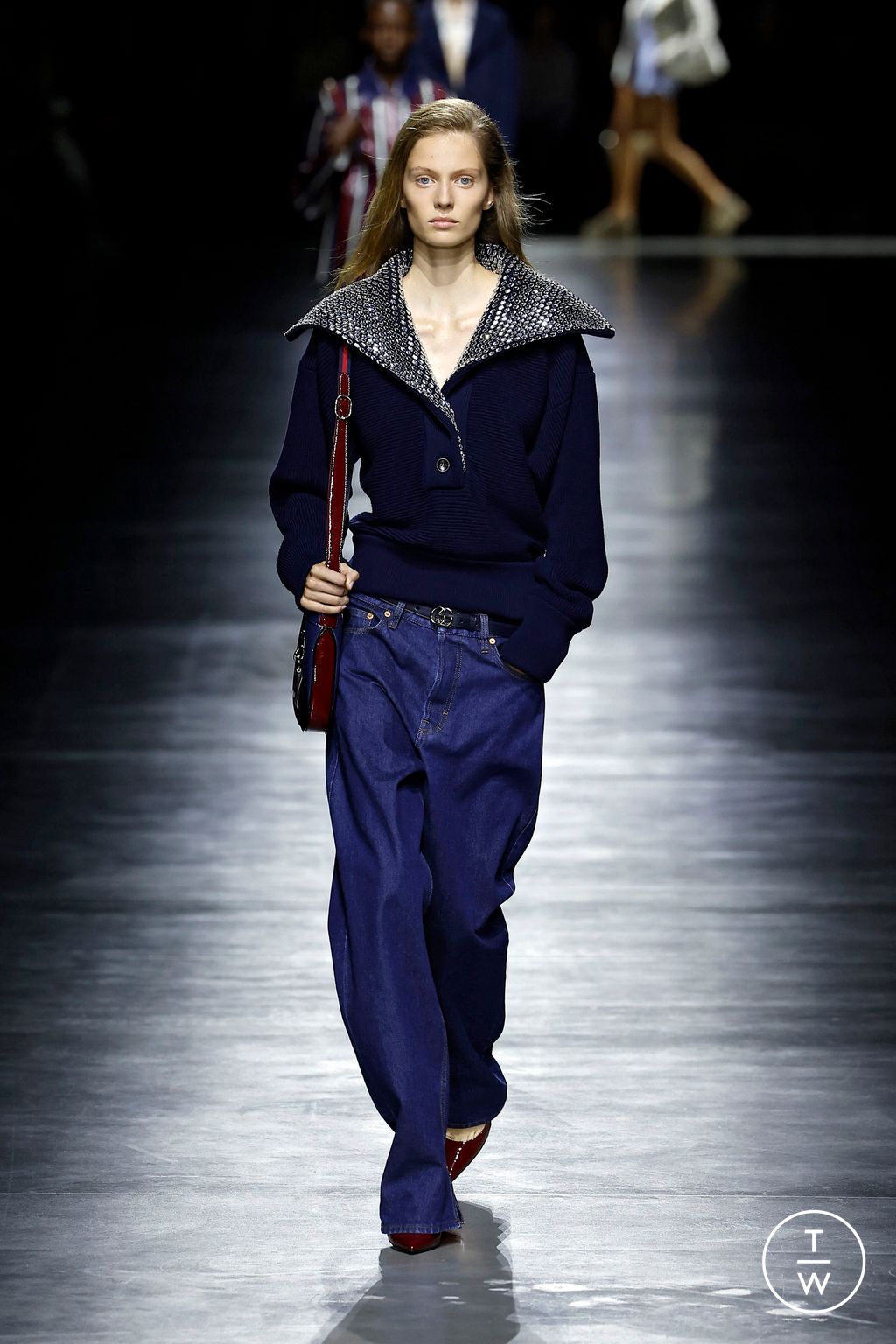 Fashion Week Milan Spring/Summer 2024 look 28 from the Gucci collection womenswear