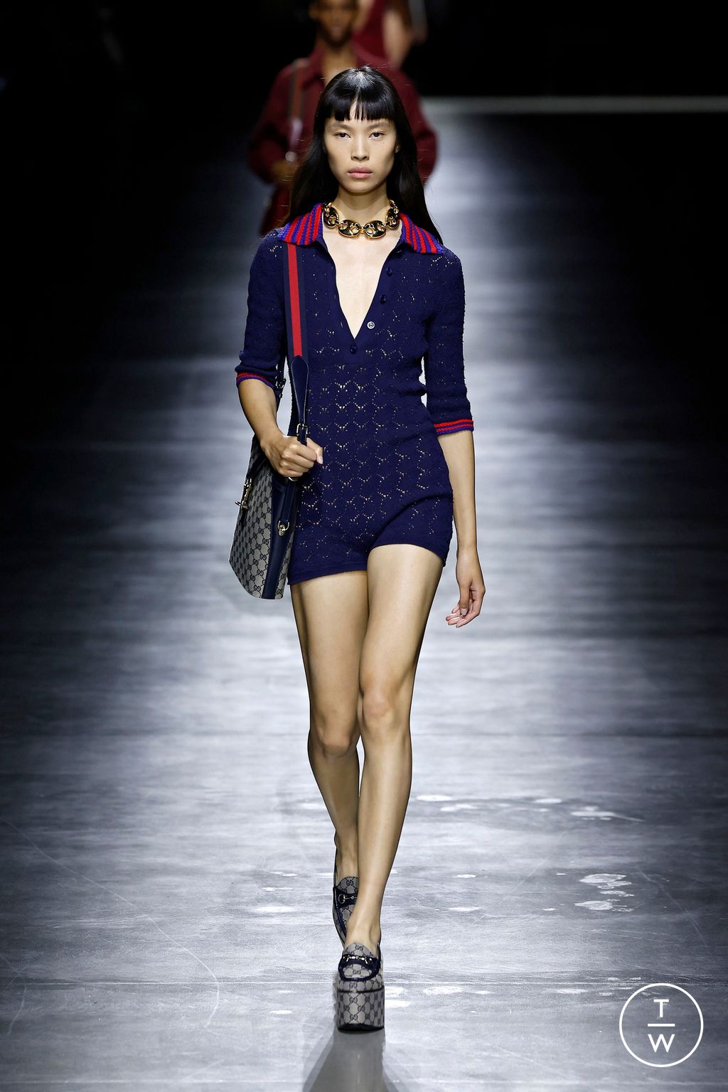 Fashion Week Milan Spring/Summer 2024 look 33 from the Gucci collection womenswear