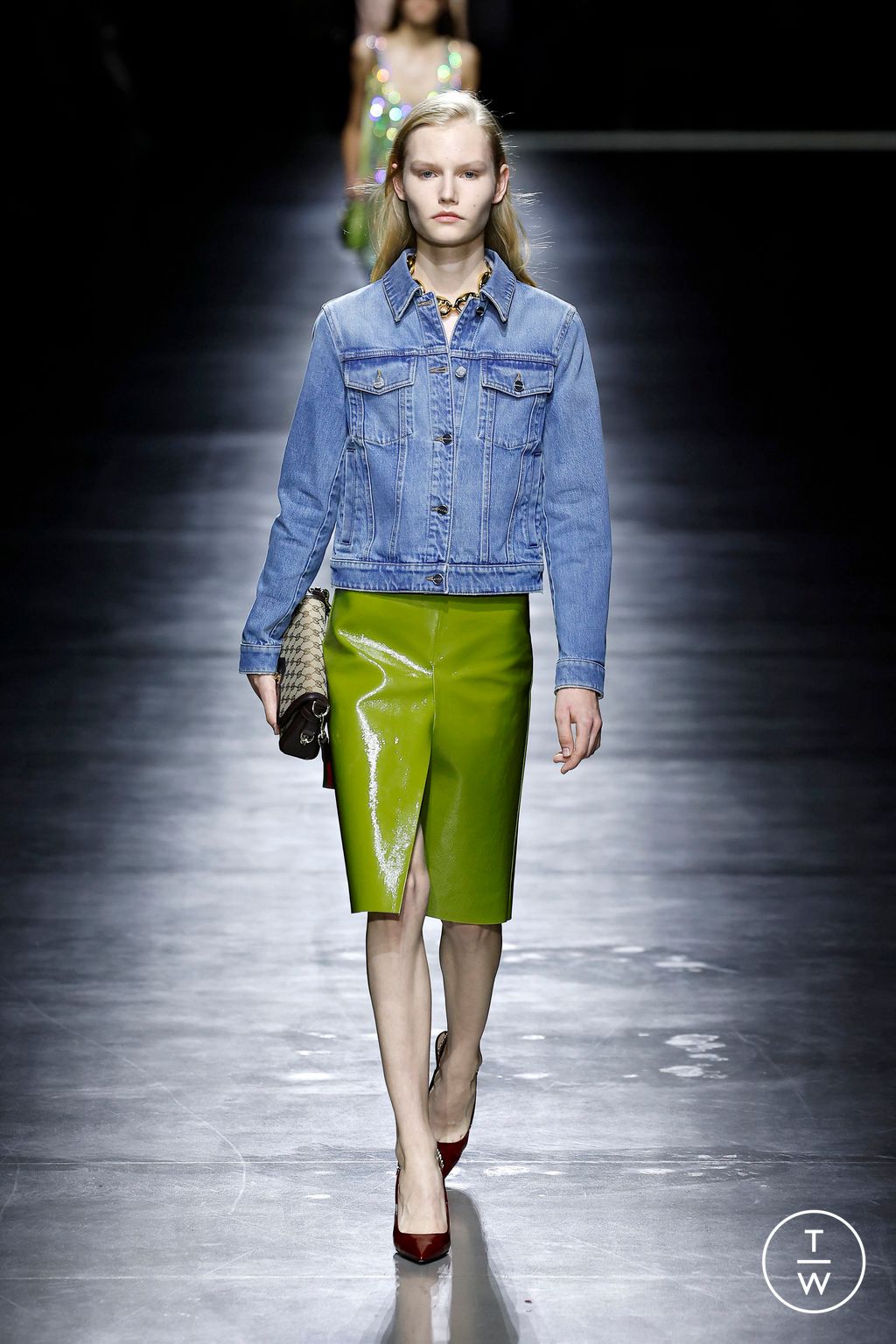 Fashion Week Milan Spring/Summer 2024 look 40 from the Gucci collection womenswear