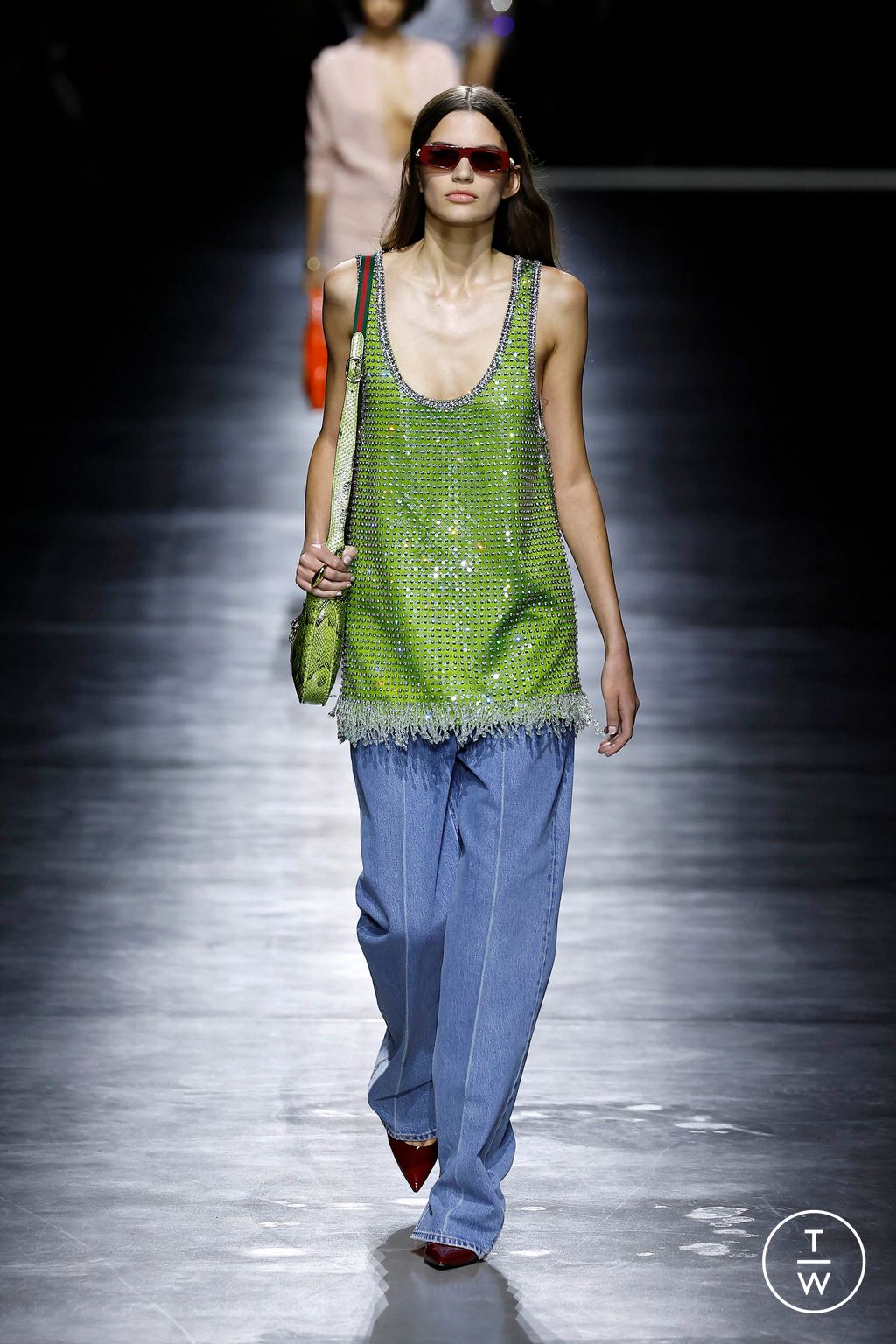 Fashion Week Milan Spring/Summer 2024 look 41 from the Gucci collection womenswear